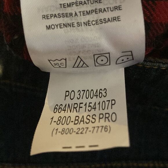 NATURAL REFLECTIONS BASS PRObBlue Women’s Flannel Lined Jeans Sz 10 New - Picture 8 of 12